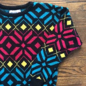 Vintage Nicolette Colorful Sweater S/M